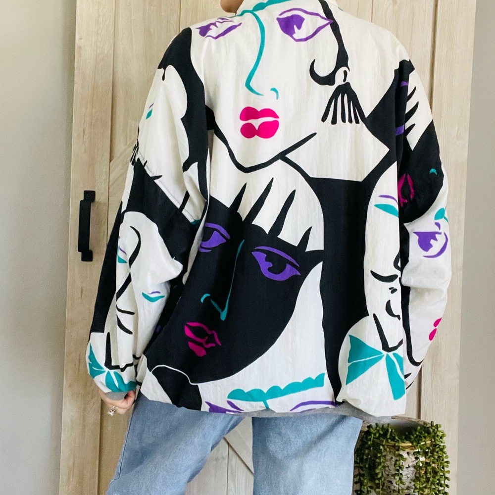 Donnybrook Picasso Faces Windbreaker Jacket